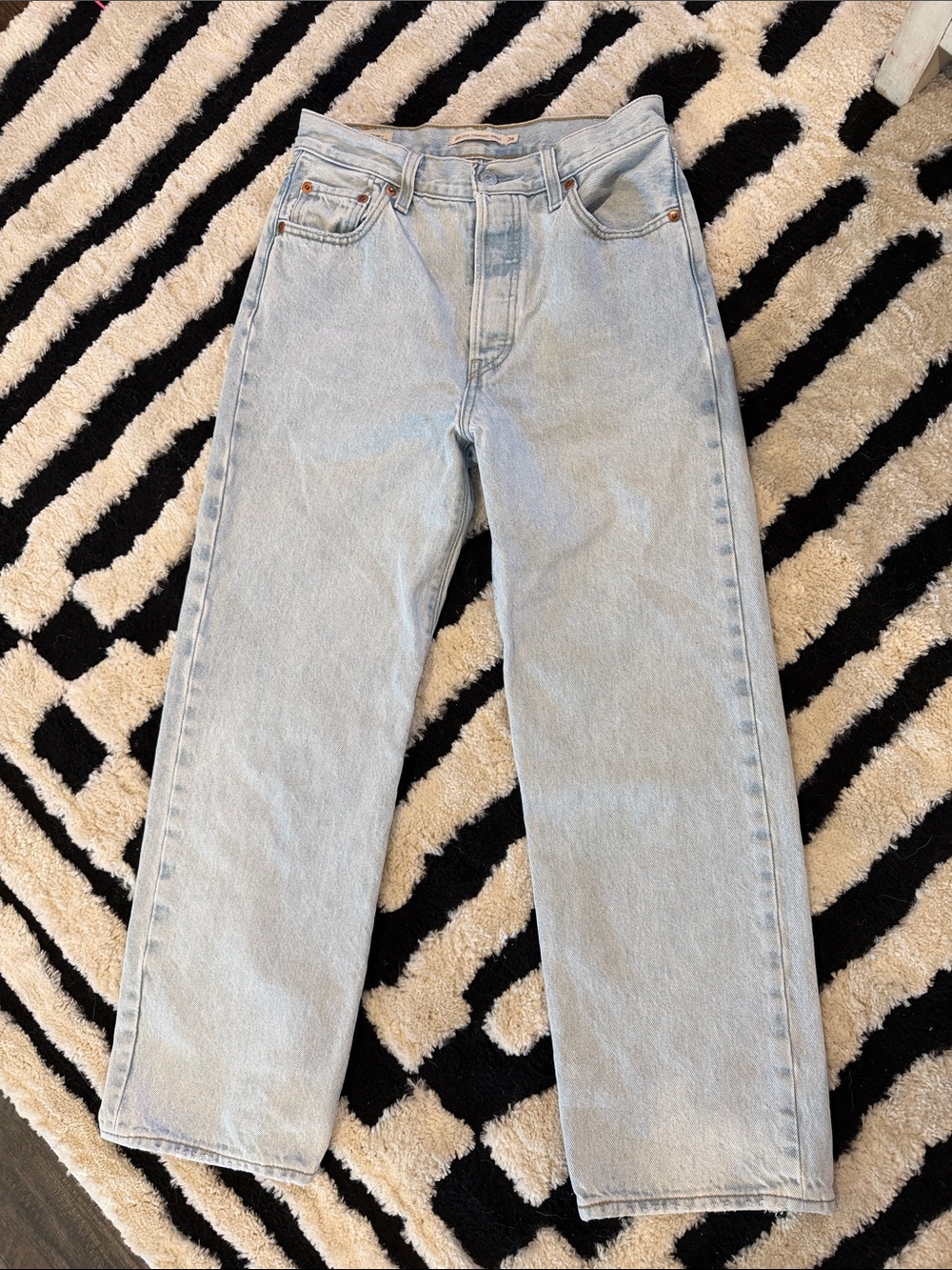 Levi's Light Blue Straight-Leg Jeans